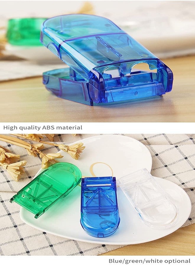 Madison Pill Cutter Crushers & Splitters Portable Plastic Pill Cutter Tablet Cutter Divider Medicine Organizer ABS High Grade (Blue) - Image 3